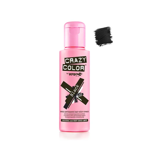 Crazy Color N°32 Naturel Noir 100ml 3 Crazy Color N°32 Naturel Noir 100ml