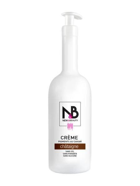 Crème Pigmentante Châtaigne New & Beauty 1000ml 3 Crème Pigmentante Châtaigne New & Beauty 1000ml