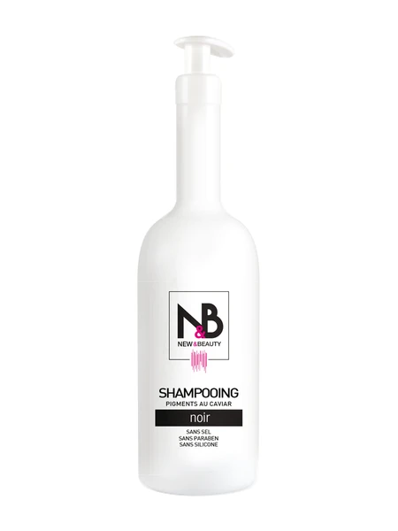 Shampoing Pigmentant Noir New & Beauty 1000ml 3 Shampoing Pigmentant Noir New & Beauty 1000ml