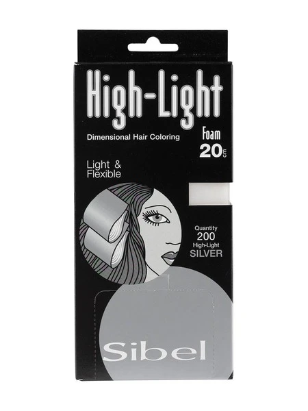 Papier Mèches High Light Silver 20cm 3 Papier Mèches High Light Silver 20cm