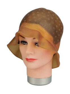 Bonnet Méches Marron