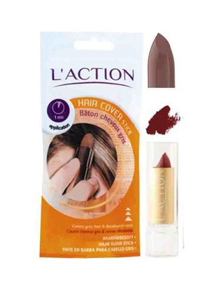 Bâton Cheveux Gris Châtain 3 Bâton Cheveux Gris Châtain