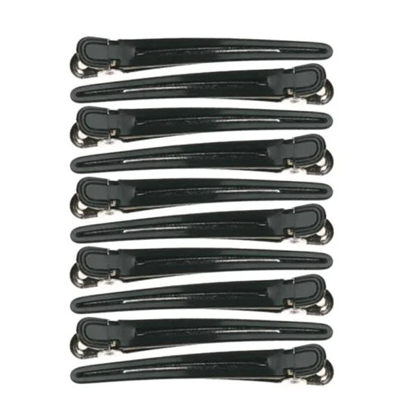 12 Pinces Sépare Mèches Noires 3 12 Pinces Sépare Mèches Noires