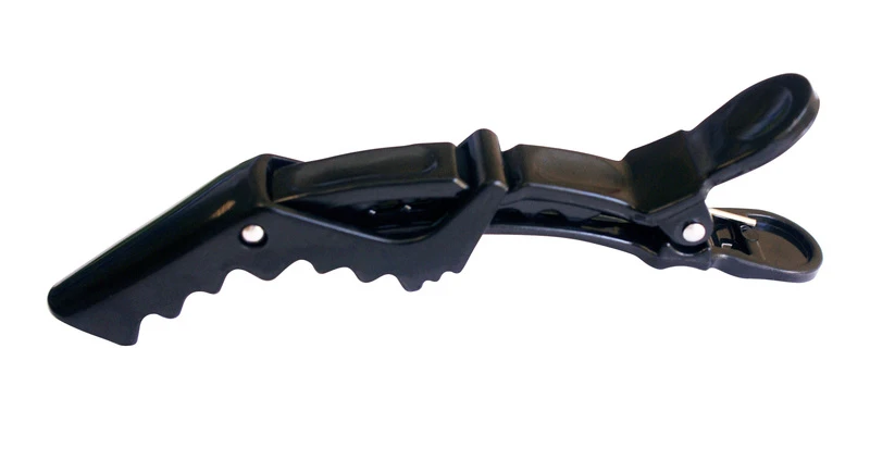 6 Pinces Alligator Noires 3 6 Pinces Alligator Noires