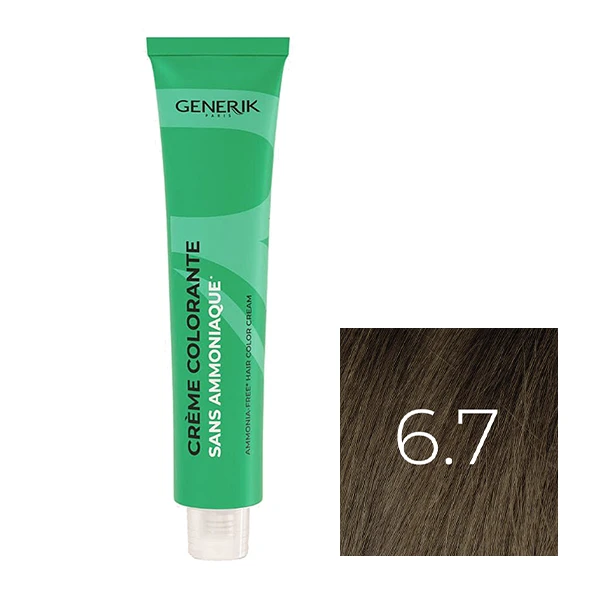 Coloration Sans Paraben N°6.7 Generik 100Ml 3 Coloration Sans Paraben N°6.7 Generik 100Ml