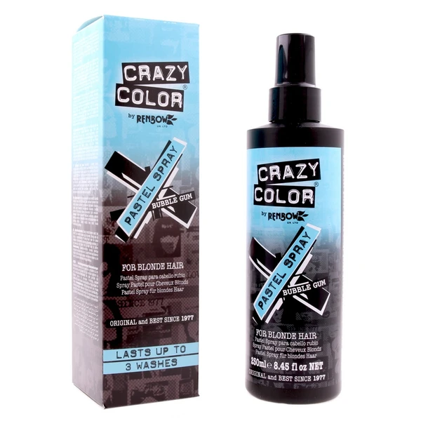 Crazy Color Pastel Spray Bubble Gum 250ml 3 Crazy Color Pastel Spray Bubble Gum 250ml